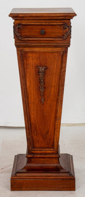 French Regence Style Carved Wood Pedestal (8905435185459)