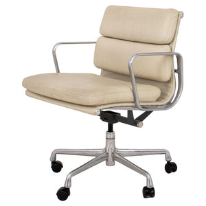 Eamesy Style Office Chair Soft Pad Low Back - Leather