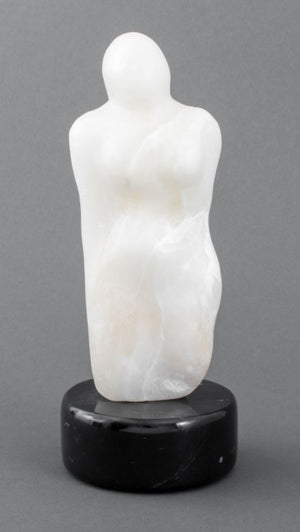 Joan Shapiro Female Figure Alabaster Sculpture (8974110458163)