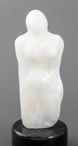 Joan Shapiro Female Figure Alabaster Sculpture (8974110458163)