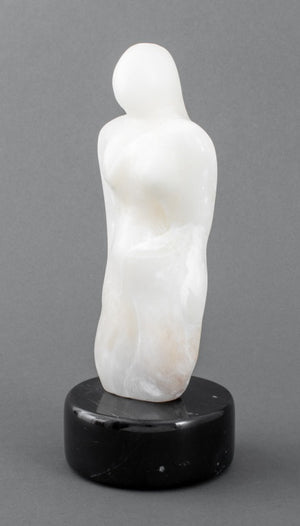 Joan Shapiro Female Figure Alabaster Sculpture (8974110458163)