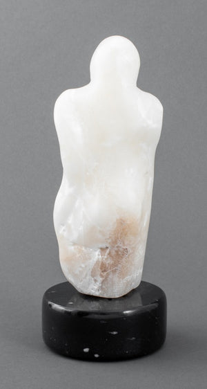 Joan Shapiro Female Figure Alabaster Sculpture (8974110458163)