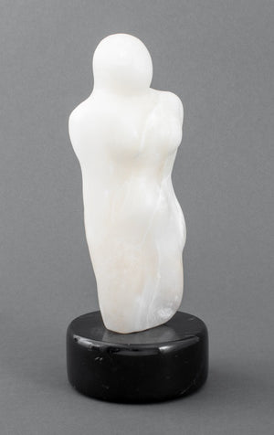 Joan Shapiro Female Figure Alabaster Sculpture (8974110458163)