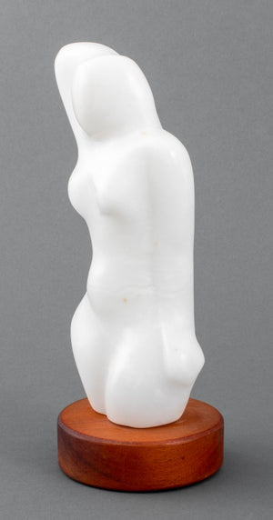 Joan Shapiro Nude Woman Alabaster Sculpture (8974116716851)