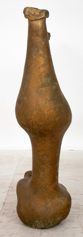 Mid-Century Modern Bronzed Plaster Sculpture (9343270453555)