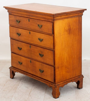 American Federal Period Maple Chest, Late 18th C (8861960208691)