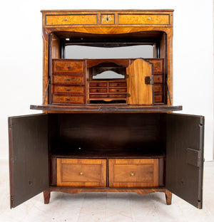 Louis Philippe Style Marquetry Secretaire, 19th C. (8955623014707)