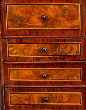 Louis Philippe Style Marquetry Secretaire, 19th C. (8955623014707)