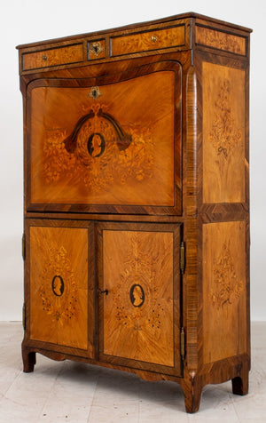 Louis Philippe Style Marquetry Secretaire, 19th C. (8955623014707)