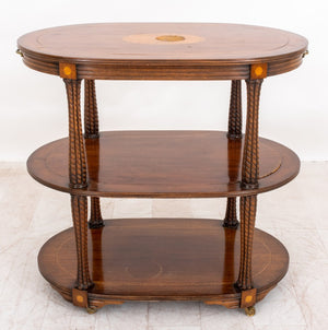 Edwardian Tiered Tea or Library Table, ca. 1900 (8859657404723)