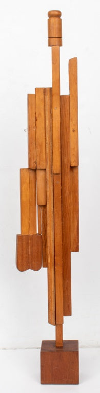 Paula Meizner "Untitled #16" Wood Sculpture (8937357345075)