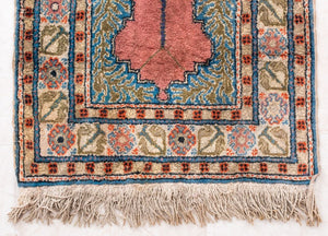 Turkish Kayseri Silk Prayer Rug 3.25' x 2' (8988042559795)