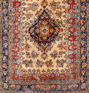 Persian Kirman Rug 8.8' x 6.8' (8988672131379)