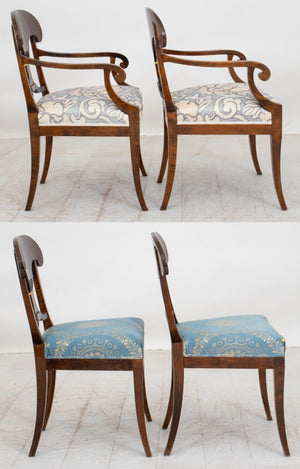 Danish Biedermeier Revival Chairs, 4 (9343311020339)