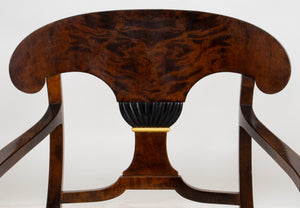 Danish Biedermeier Revival Chairs, 4 (9343311020339)