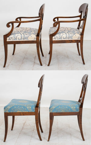 Danish Biedermeier Revival Chairs, 4 (9343311020339)