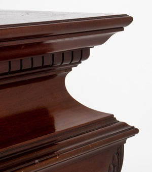 Victorian Style Mahogany Pedestal, 20th C (8858433945907)
