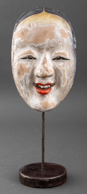 Japanese Hand-Painted Ceramic Noh Mask (8862014570803)