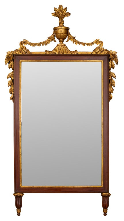 Italian Neoclassical Giltwood Mirror, Circa 19th Century