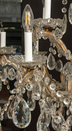 Marie Therese Cut Crystal 18 Light Chandelier (8928786415923)