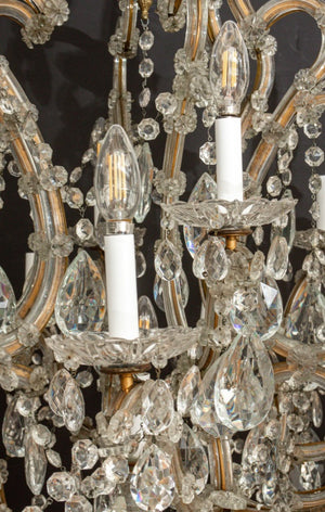 Marie Therese Cut Crystal 18 Light Chandelier (8928786415923)