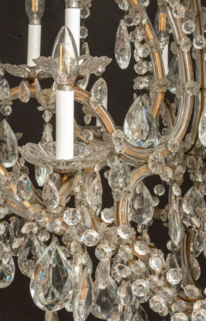 Marie Therese Cut Crystal 18 Light Chandelier (8928786415923)