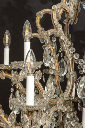 Marie Therese Cut Crystal 18 Light Chandelier (8928786415923)