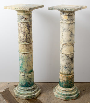 Specimen Marble Pedestals, late 19th C (8861848174899)