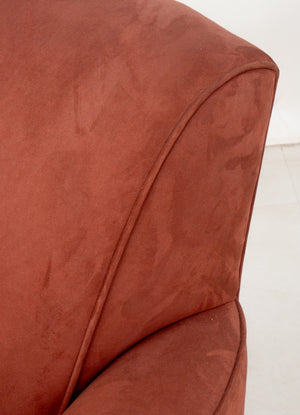 Profiles Suede Upholstered Club Chairs, Pair (8951139696947)