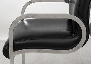 Modern Cantilevered  Armchairs, 4 (9095483818291)