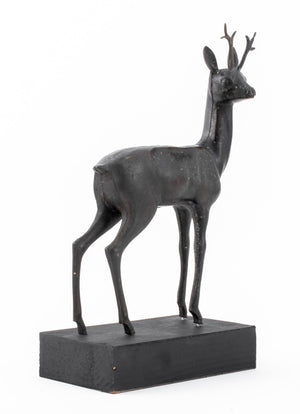 Grand Tour Style Stag Patinated Bronze Sculpture (8970193600819)