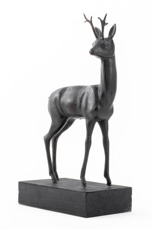 Grand Tour Style Stag Patinated Bronze Sculpture (8970193600819)