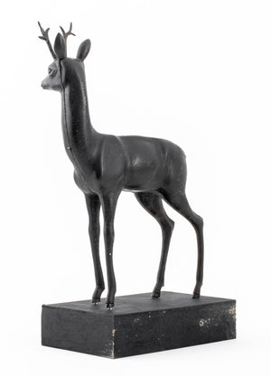 Grand Tour Style Stag Patinated Bronze Sculpture (8970193600819)