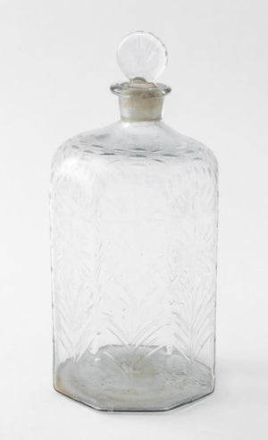 Late Regency Mahogany Cellarette with Bottles, 19C (8878567260467)
