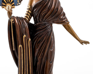 Erte "Aphrodite" Patinated Bronze Sculpture 1986 (8889588711731)