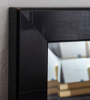 Black Lacquered Wooden Mirror (8948476248371)