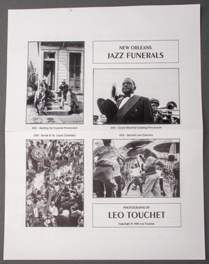 Leo Touchet "New Orleans Jazz Funeral" Photograph (8932687479091)