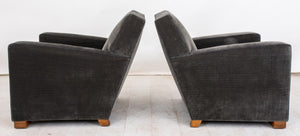 Frank Style Art Deco Club Armchairs, 2 (8866535735603)