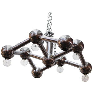 George Kovacs Molecular Style Chrome Chandelier (8972083921203)