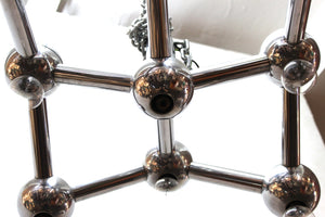 George Kovacs Molecular Style Chrome Chandelier (8972083921203)