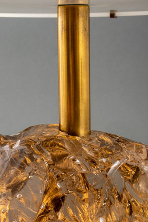 Roberto Guilio Rida Brass and Rock Crystal Lamp (8908920652083)