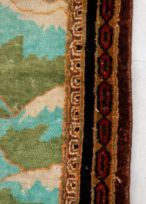 Hereke Silk "Great Wall" Pictorial Rug 2.5' x 1.5' (8988800450867)