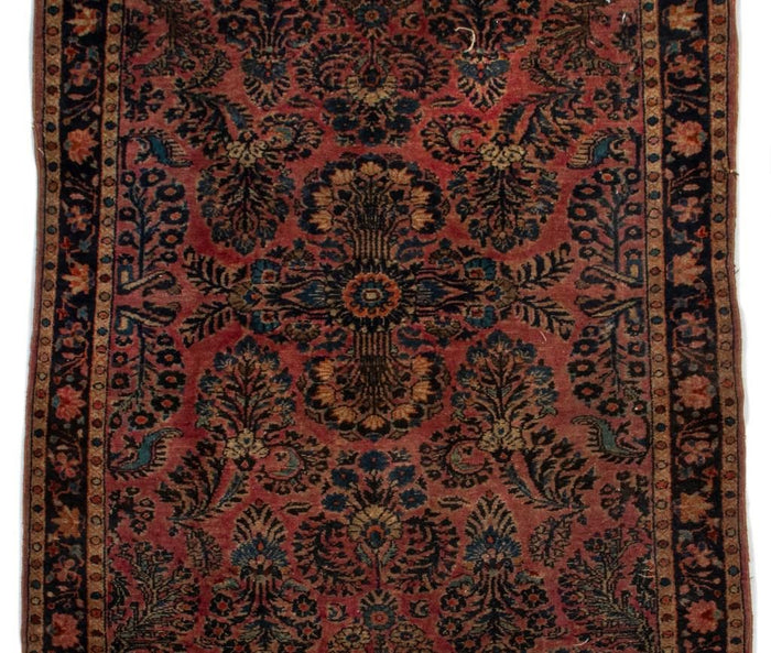 Persian Sarouk Rug, 4.9' x 3.3'