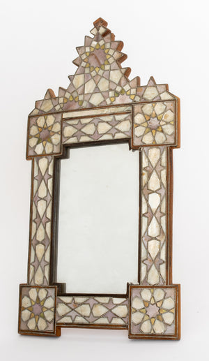 Middle Eastern Mosaic Mother-of-Pearl Table Mirror (9032349385011)