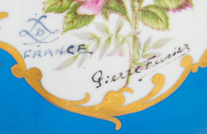 Belle Epoque Sevres Ormolu Porcelain Chandelier (9032002928947)