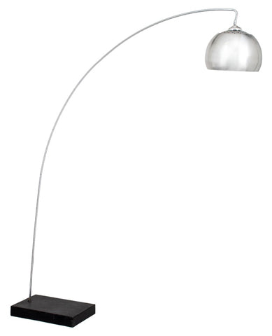 Modernist Chrome Arc Standing Floor Lamp