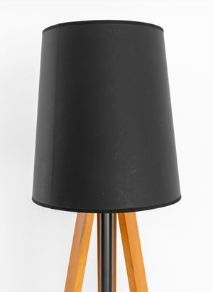 Modern Walnut Tripod Floor Lamp (9382230163763)