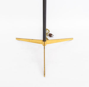 Paul McCobb Brass Tripod Floor Lamp (9548821922099)