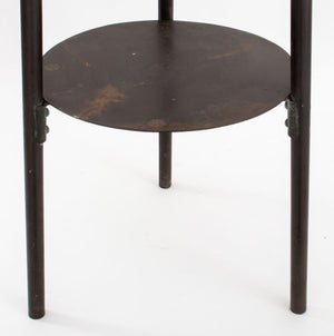 Industrialist Two-Tiered Brass Accent Table (9375593005363)