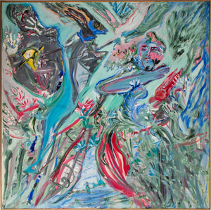 Eva Bouzard-Hui Abstract Composition Acrylic (9181664477491)